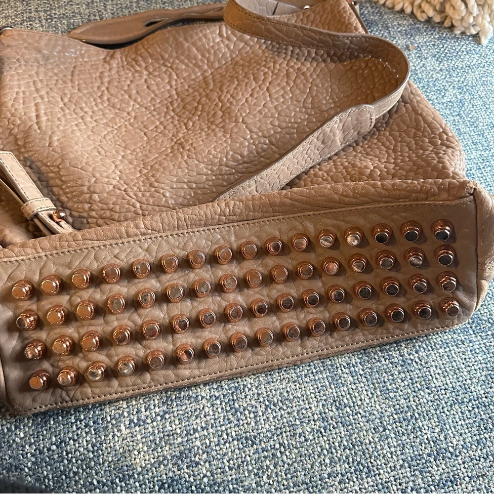 Pebbled Lambskin Darcy Hobo Tan Rose Gold Hardware - Picture 8 of 14